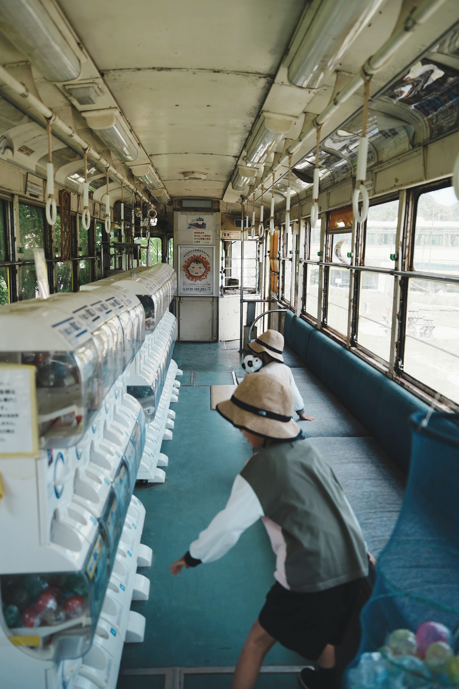 ポッポの丘のガチャガチャコーナー車両
